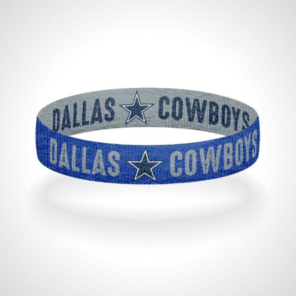 Reversible Dallas Cowboys Bracelet Wristband - Picture 1 of 1